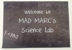 Personalised Blackboard Sign For Science Party