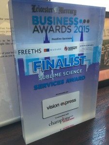 Leicester Business Awards Sublime Science