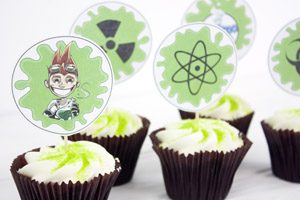 Cupcake Science Party Food Idea